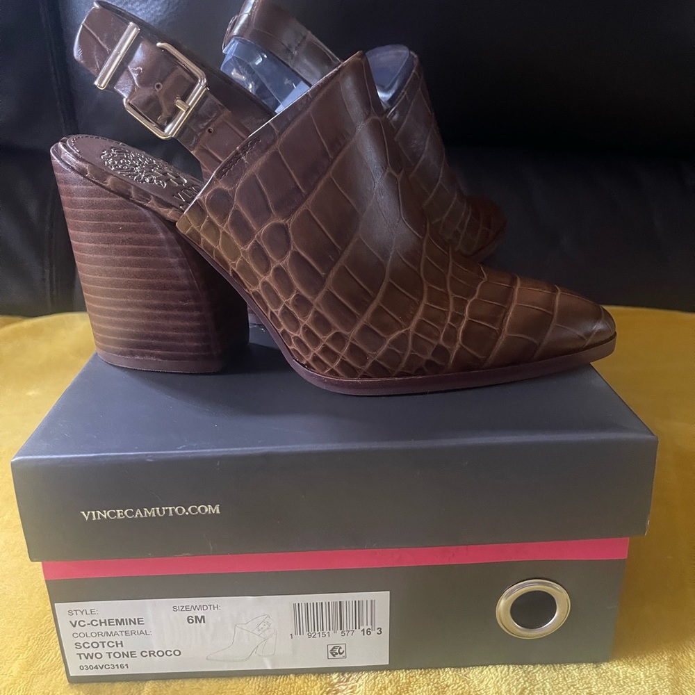 Vince Camuto Chemine mule with adjustable sling strap. New never worn.